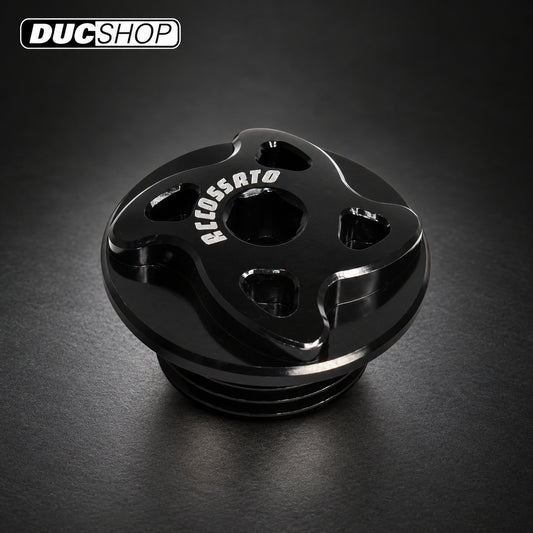 Accossato Oil Filler Cap — Aprilia Caponord M20×1.5 — representative product view; select the listed configuration | Oil Fill & Drain Plugs | ducshop.com