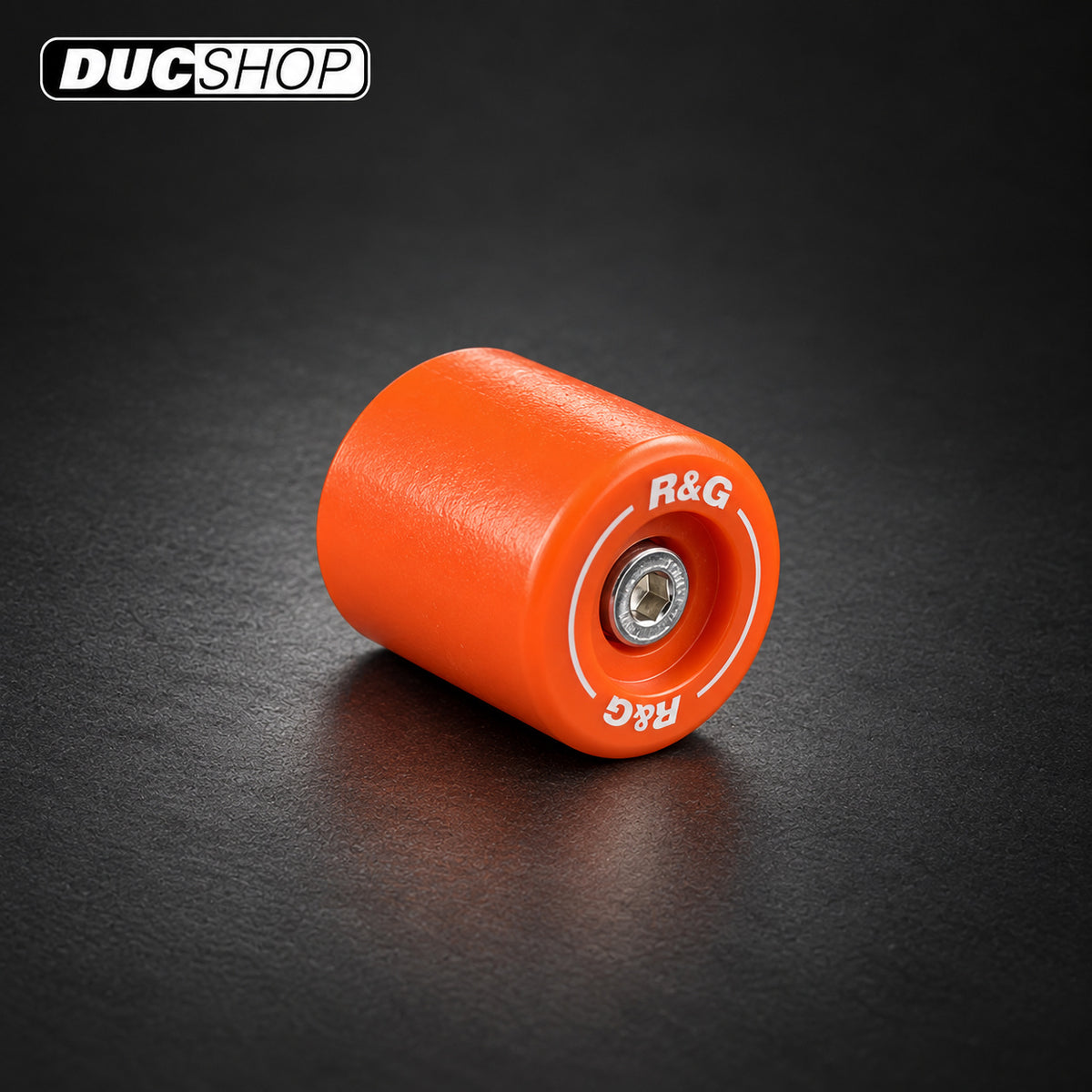 R&G Racing Axle Sliders (front) KTM Duke 125 / 200 '14-'16, Duke 390 '14-'22 | Front Axle Protection | ducshop.com