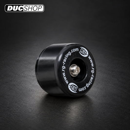 R&G Racing Fork Protectors for the BMW S1000XR '15-'19 / F 800 R '15-'21 | Front Axle Protection | ducshop.com