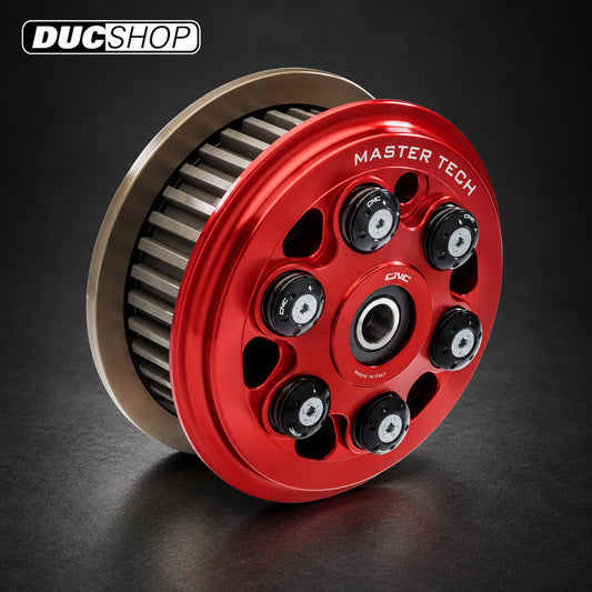 CNC Racing Master Tech 6 Spring Slipper Clutch with 48 or 12 Tooth Basket and Sintered Friction Plates for Dry Clutch Ducati | Dry Slipper Clutches | ducshop.com