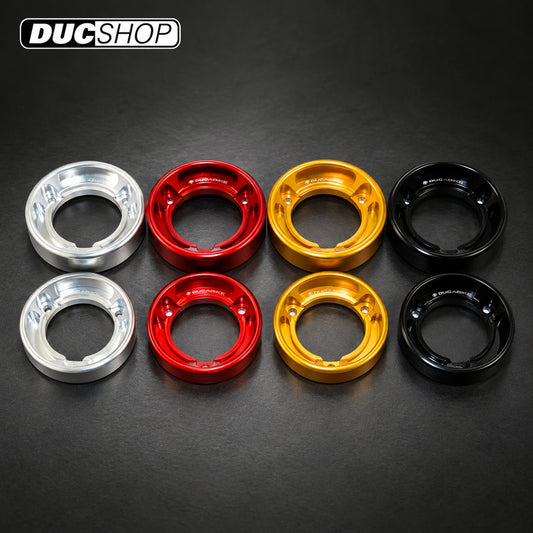 DBK Billet Exhaust End Caps — Ducati Monster 1200 — representative product view; see selected configuration and listing contents | Exhaust Accessories | ducshop.com