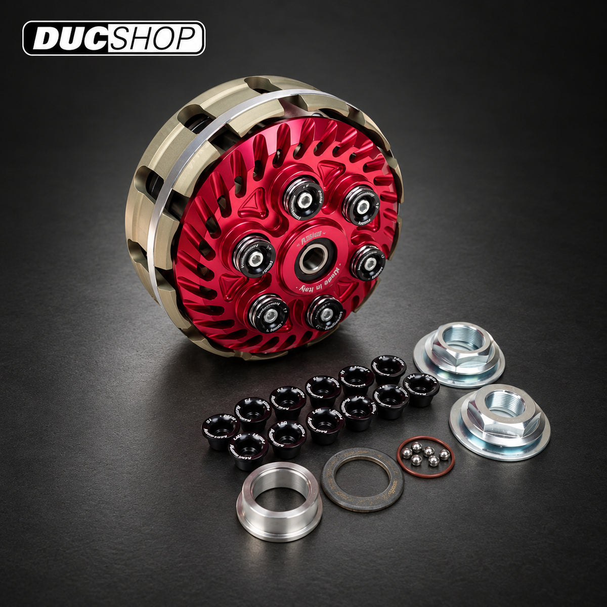 KBike Billet Slipper Clutch for Dry clutch Ducati's with 12 tooth basket | Dry Slipper Clutches | ducshop.com