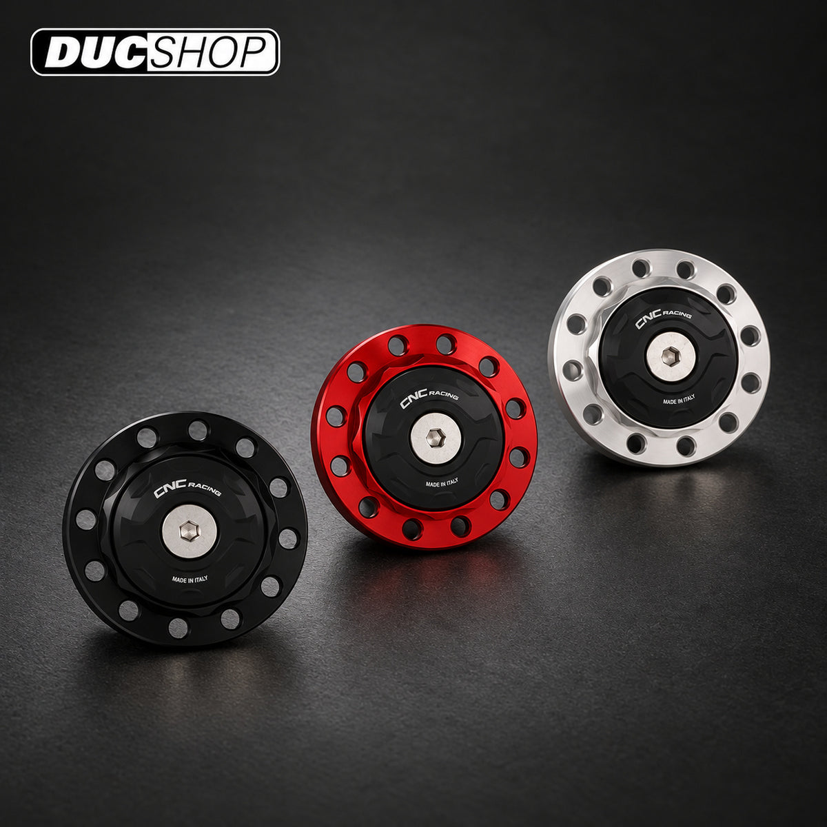 CNC Racing Steering Head Nut & Cap — Aprilia RSV / RSV4 / RS 660 — representative product view; see selected option and listing contents | Steering Head Nuts | ducshop.com