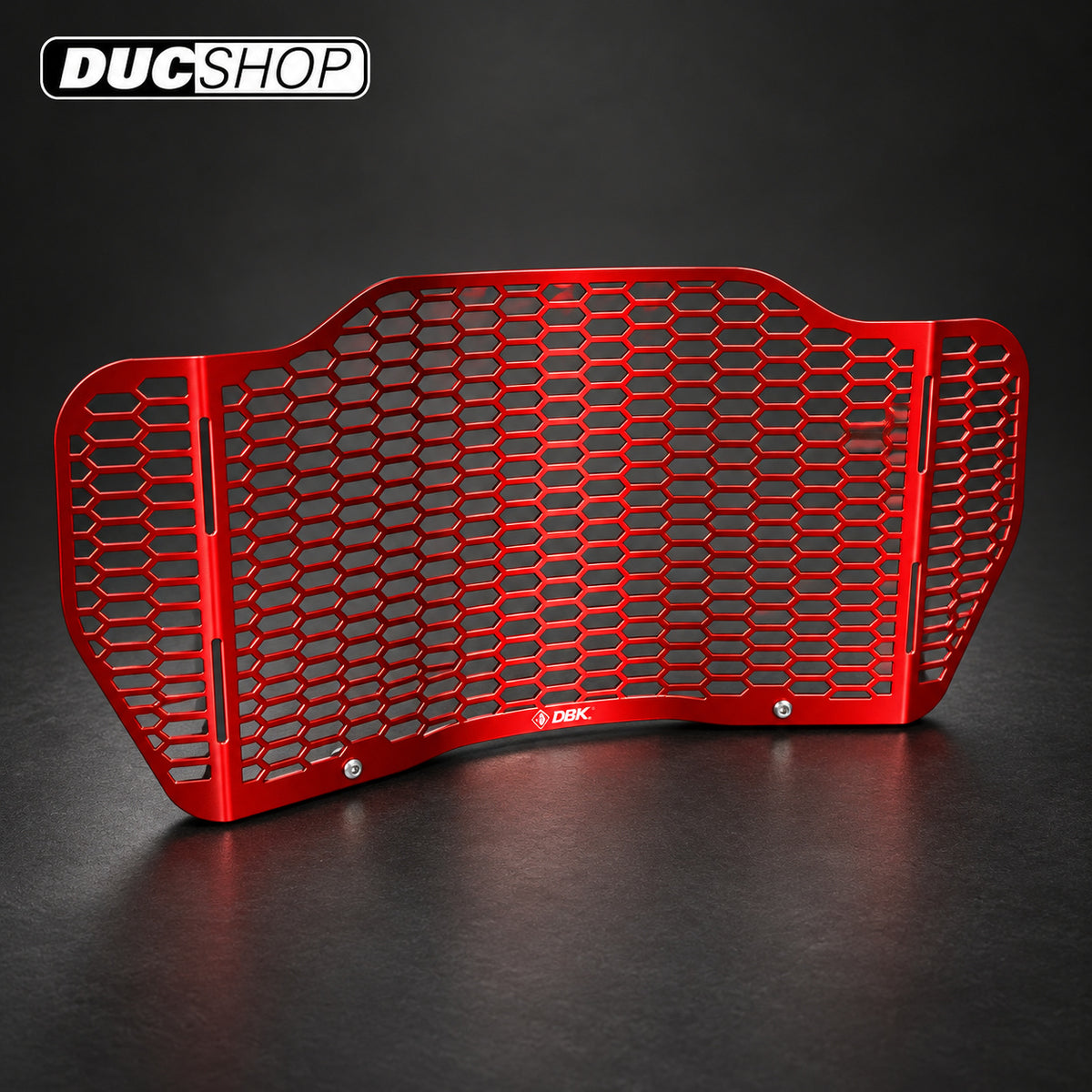 DBK Special Parts (Ducabike) Aluminum Radiator Guard for the Ducati DesertX | Radiator & Oil Cooler Guards | ducshop.com