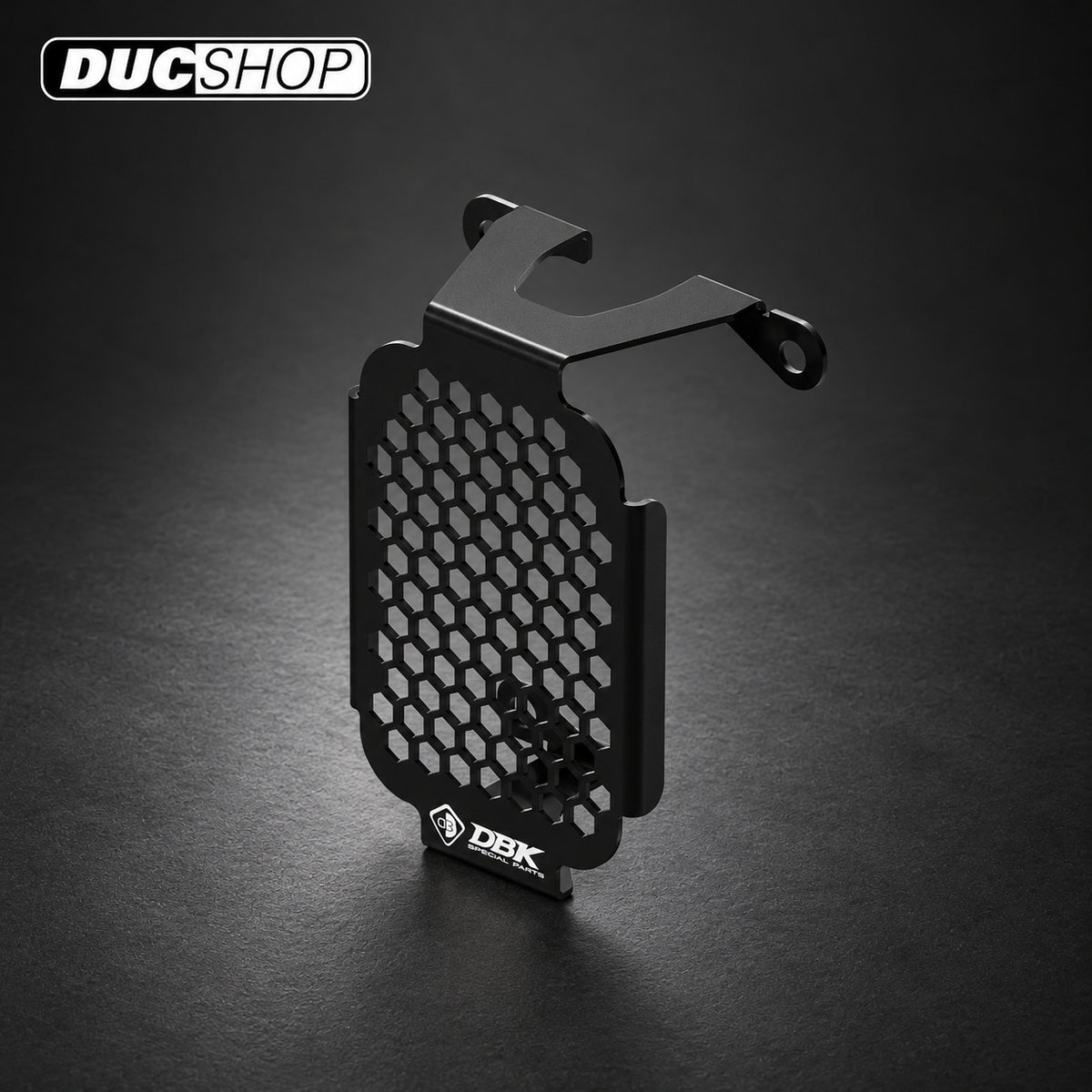 DBK Special Parts (Ducabike) Aluminum Oil Cooler Guard for the KTM 990 Duke | Radiator & Oil Cooler Guards | ducshop.com