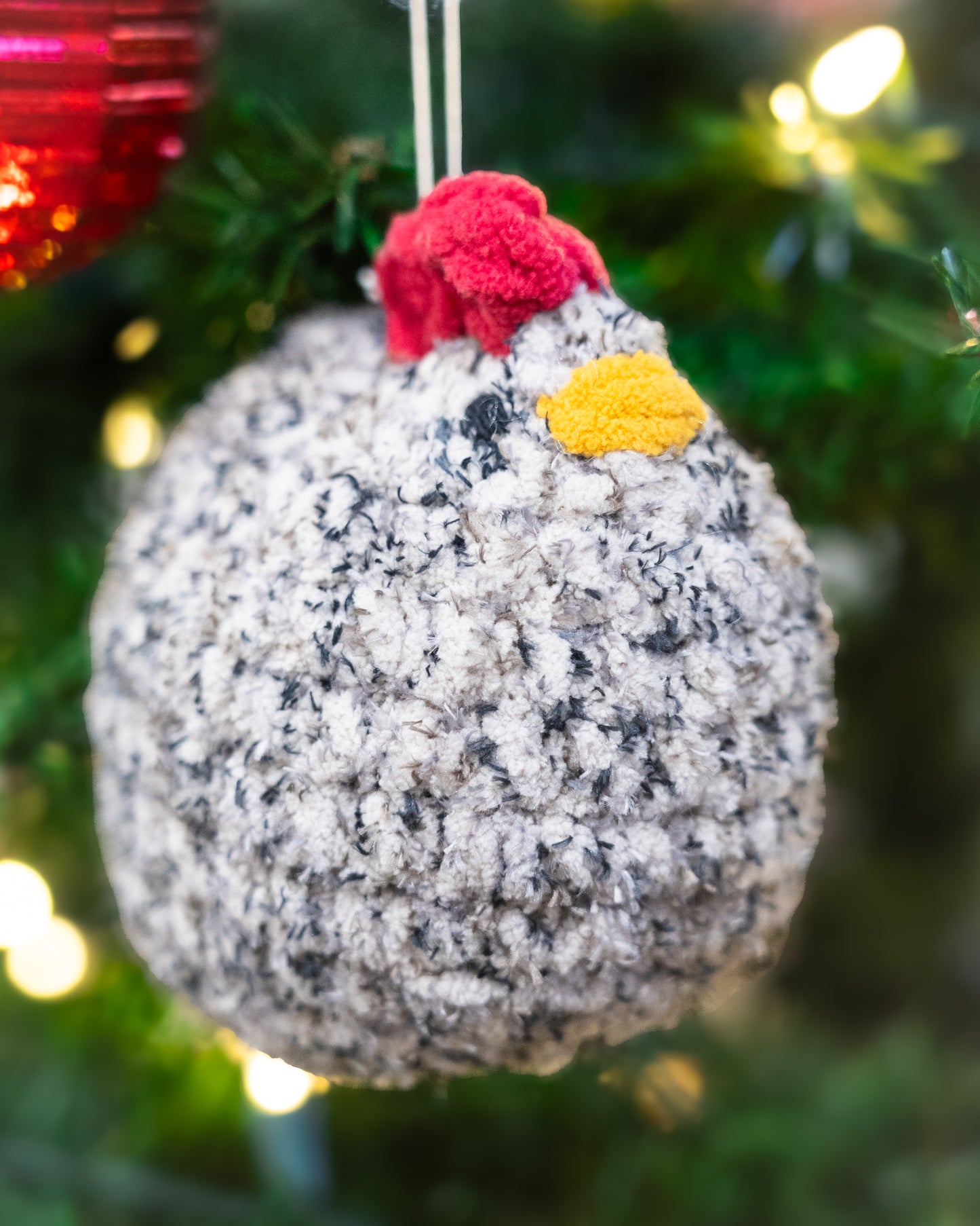 BILL$ FOR BILL - HANDMADE CHICKEN ORNAMENT