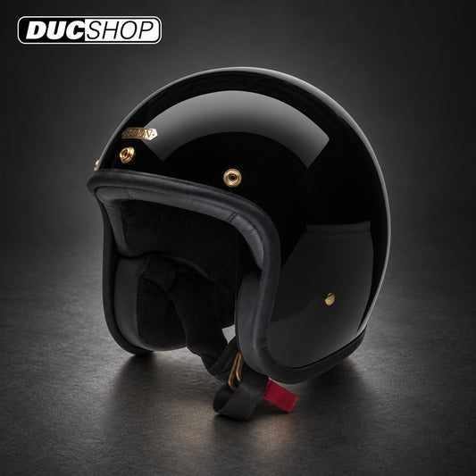 Hedon Hedonist Signature Black Open Face Helmet | Street Helmets | DucShop