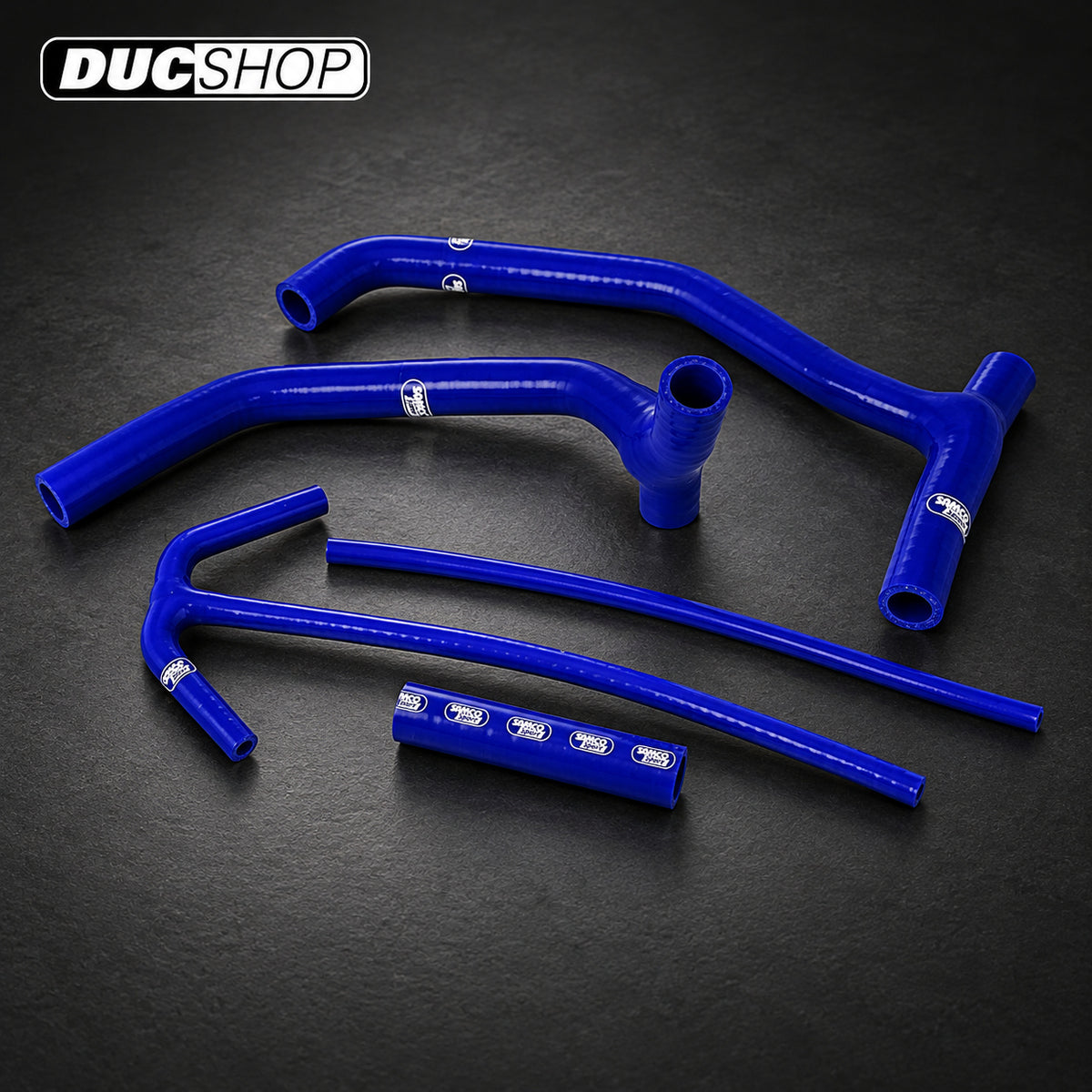 SamcoSport 5 Piece Silicone Coolant Hose Set For Husqvarna SM570R | Hose Kits | ducshop.com