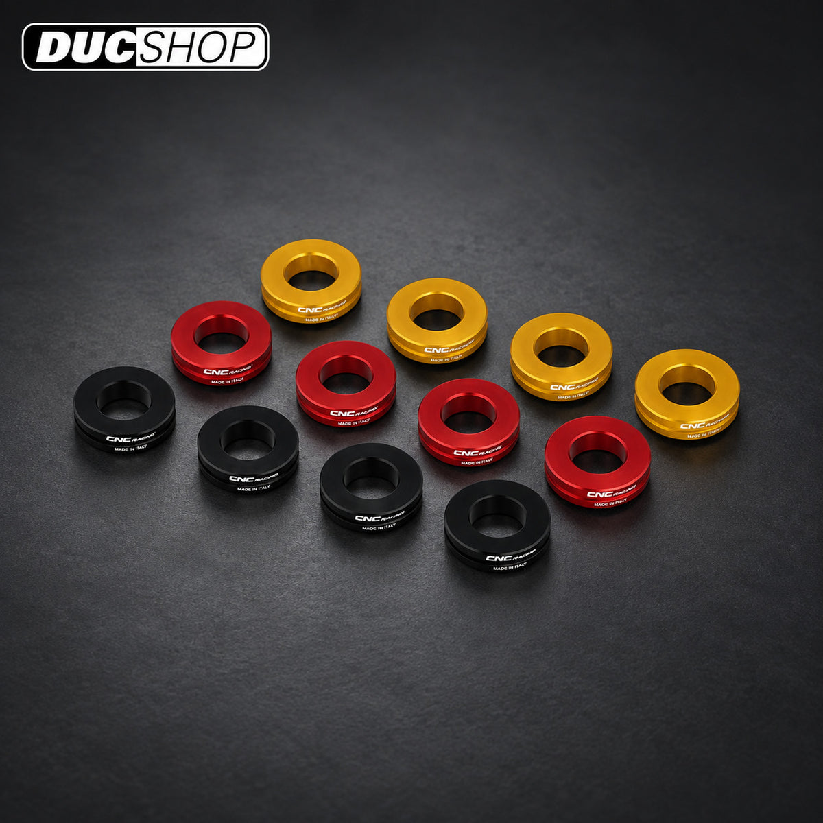 CNC Racing Billet Front Brake Caliper Spacers (kit of 4) - 5mm - DucShop
