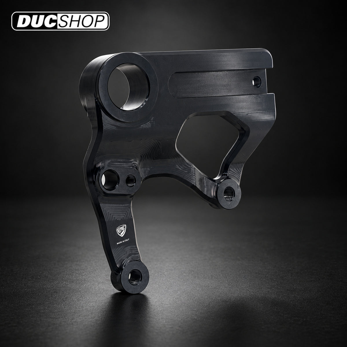 CNC Racing Billet Rear Caliper Bracket for the Ducati Panigale / Streetfighter V2 (2025+) - Black - DucShop