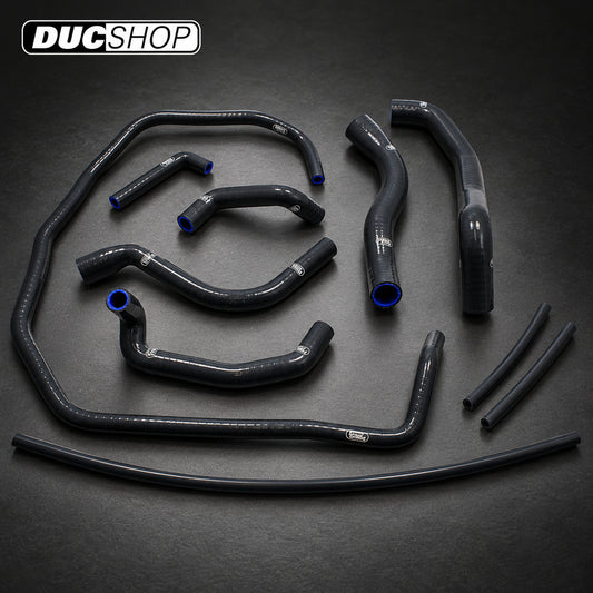 SamcoSport 10 Piece Silicone Coolant Hose Set For Indian Scout / Sixty / Bobber (2016+) and Victory Octane (17-18) | Hose Kits | ducshop.com