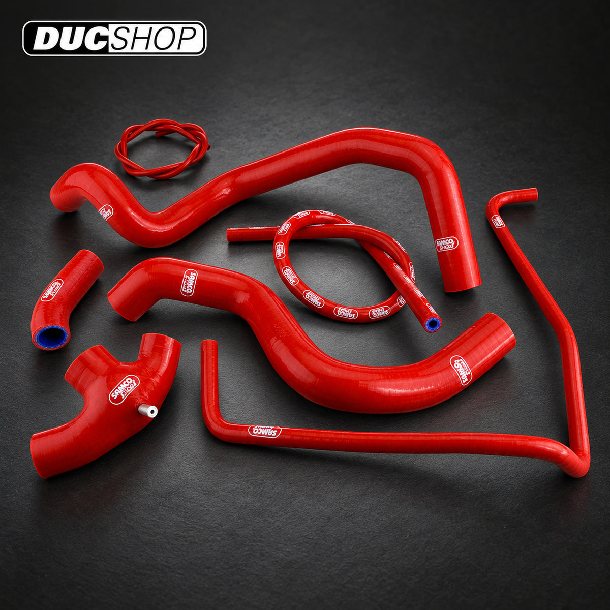 SamcoSport 7 Piece Silicone Coolant Hose Set For Indian FTR 1200 (2021+) | Hose Kits | ducshop.com