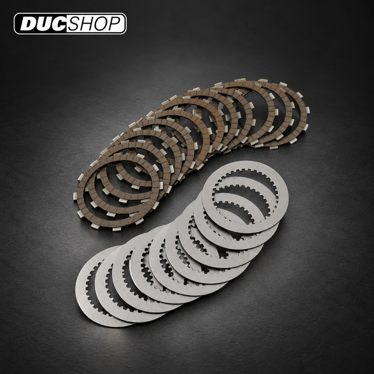 CNC Racing Performance Friction & Driven Plate Kit for Ducati 848/Evo, 848 Streetfighter, Sport 1000, GT1000, Multistrada 1100 / S, Panigale 899, ST3, ST4 | Wet Clutch Plates | ducshop.com