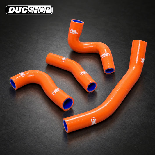 SamcoSport 4 Piece Full Silicone Coolant Hose Set For KTM 250 / 390 Duke (2017+) | Hose Kits | ducshop.com