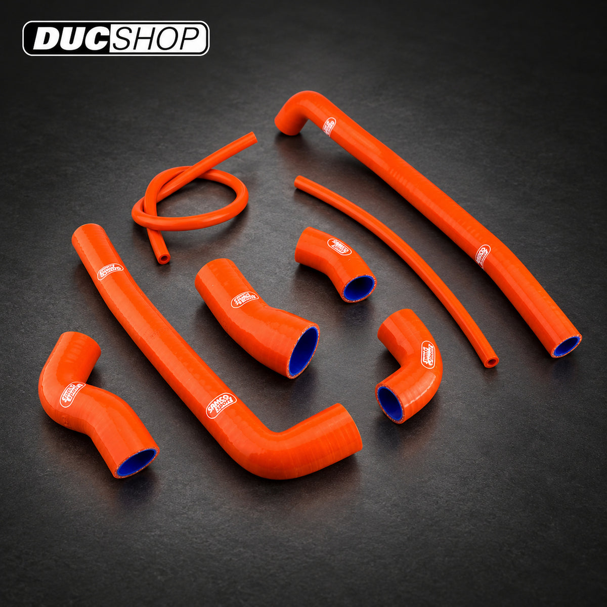 SamcoSport 8 Piece Full Silicone Coolant Hose Set For KTM 1290 Super Adventure S / R (2021+) | Hose Kits | ducshop.com