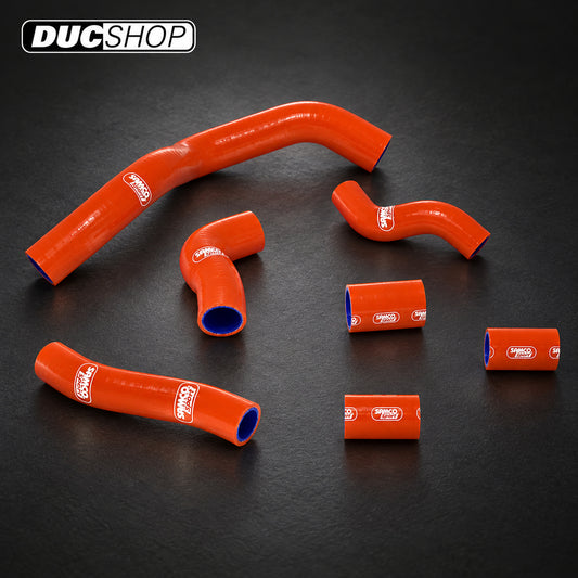 SamcoSport 7 Piece Full Silicone Coolant Hose Set For KTM 950 Adventure / Adventure S 990 Adventure / Adventure S / Superduke (2004-13) | Hose Kits | ducshop.com