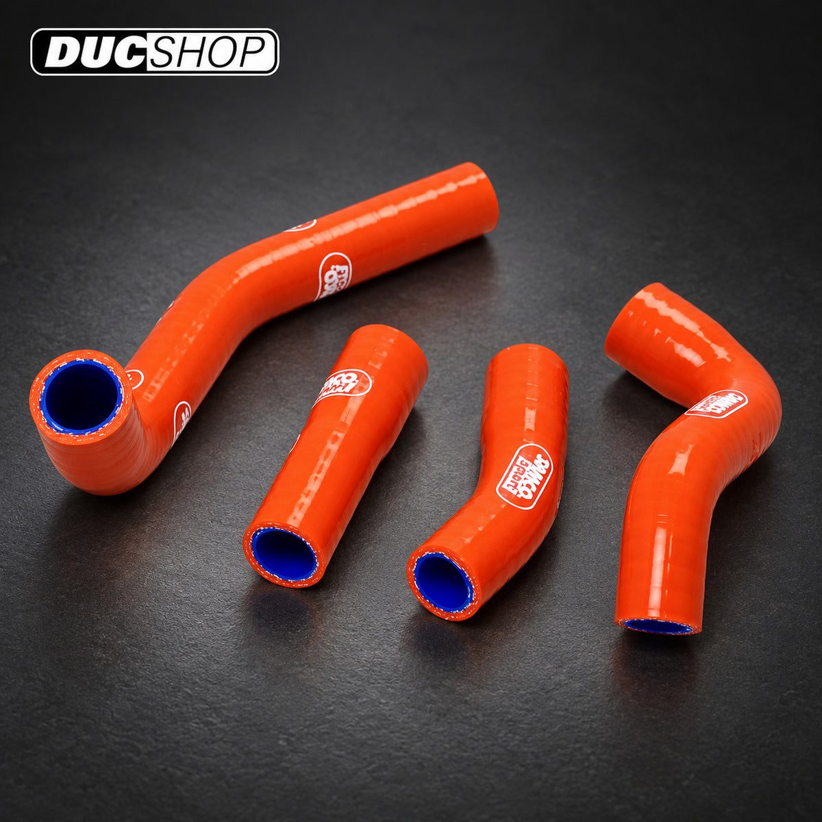 SamcoSport 4 Piece Full Silicone Coolant Hose Set For KTM 125 Duke RC 125 & 200 Duke (2011-16) | Hose Kits | ducshop.com