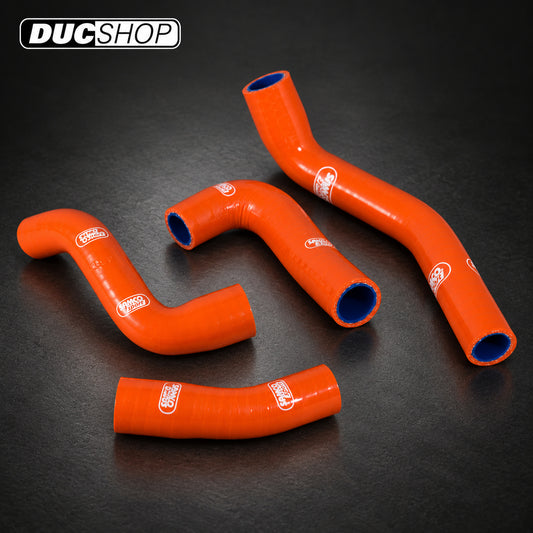SamcoSport 4 Piece Full Silicone Coolant Hose Set For KTM 125 Duke RC 125 (2014+) | Hose Kits | ducshop.com