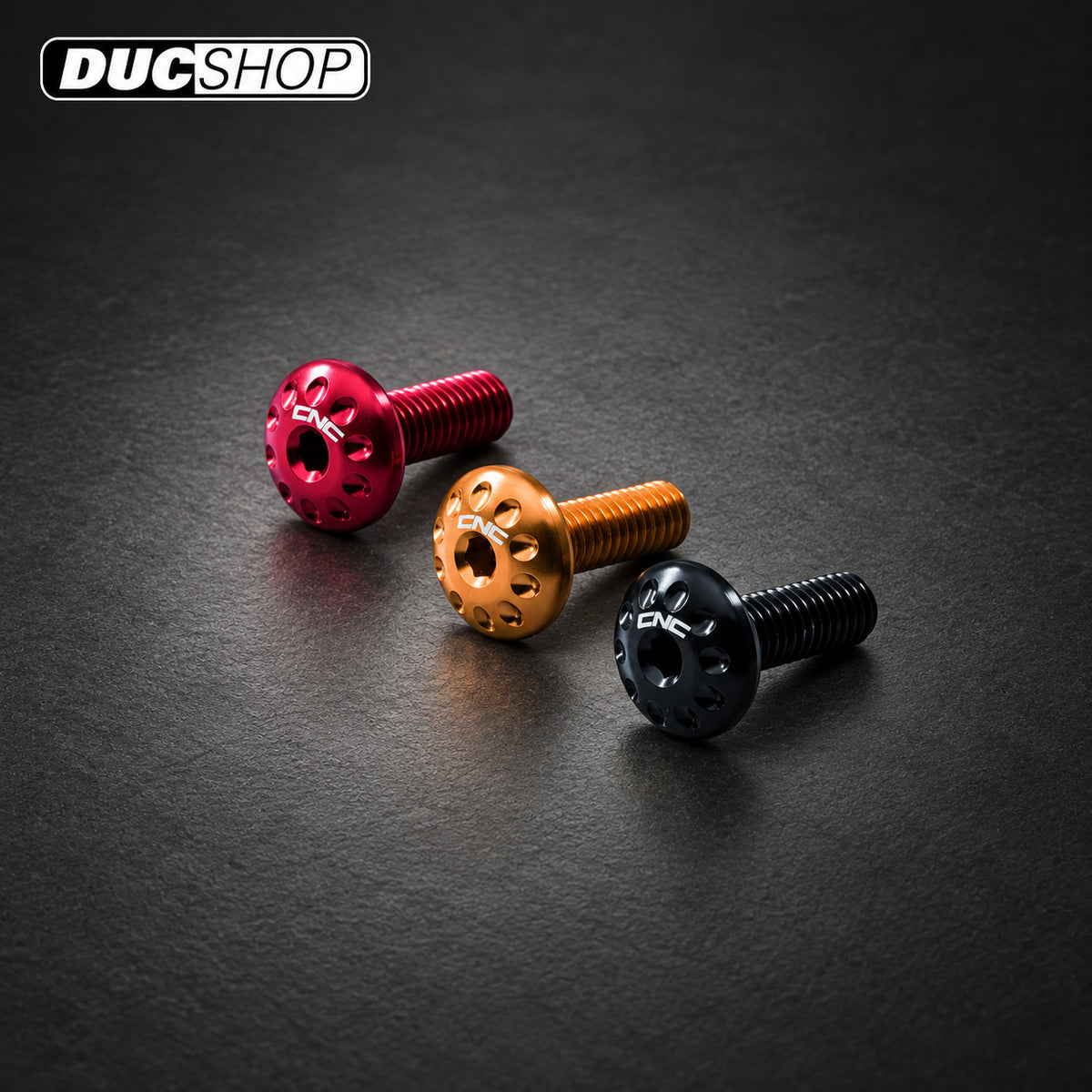 CNC Racing Multi Use Fairing Bolt Kit (4) - Ducati Panigale / S / Speciale, Streetfighter V4/V2, DesertX, and MV Agusta Dragster & Rivale — representative product view; see selected option and kit contents | Motorcycle Specific Fasteners | ducshop.com