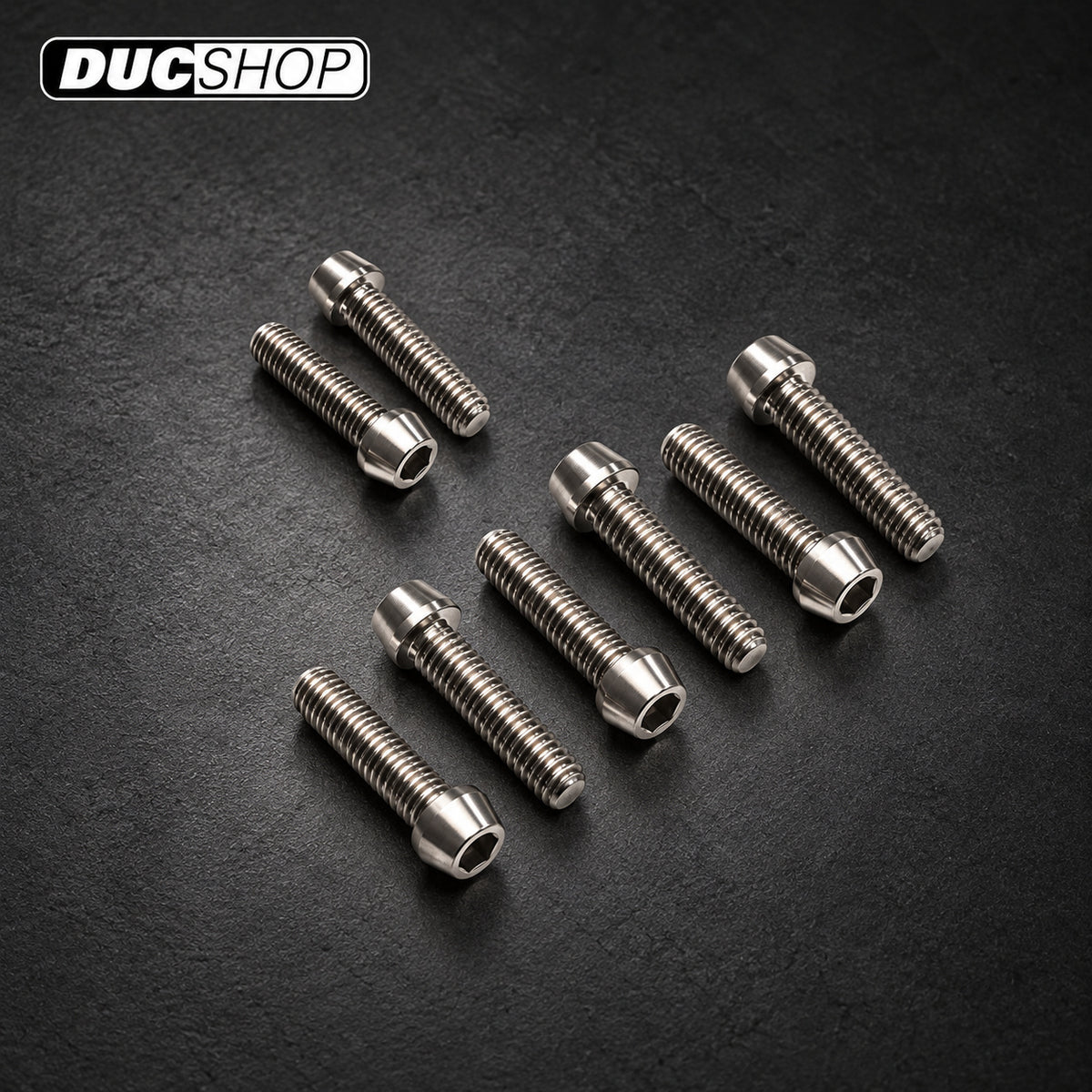 CNC Racing Titanium Bolt Kit for CNC Racing's Lower Triple Clamp Kits for Ducati Panigale (all) — representative product view; see selected option and kit contents | Motorcycle Specific Fasteners | ducshop.com
