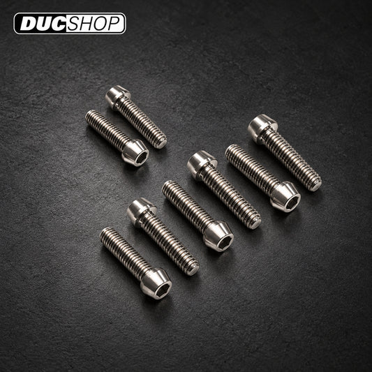 CNC Racing Titanium Bolt Kit for CNC Racing's Lower Triple Clamp Kits for Ducati Panigale (all) — representative product view; see selected option and kit contents | Motorcycle Specific Fasteners | ducshop.com