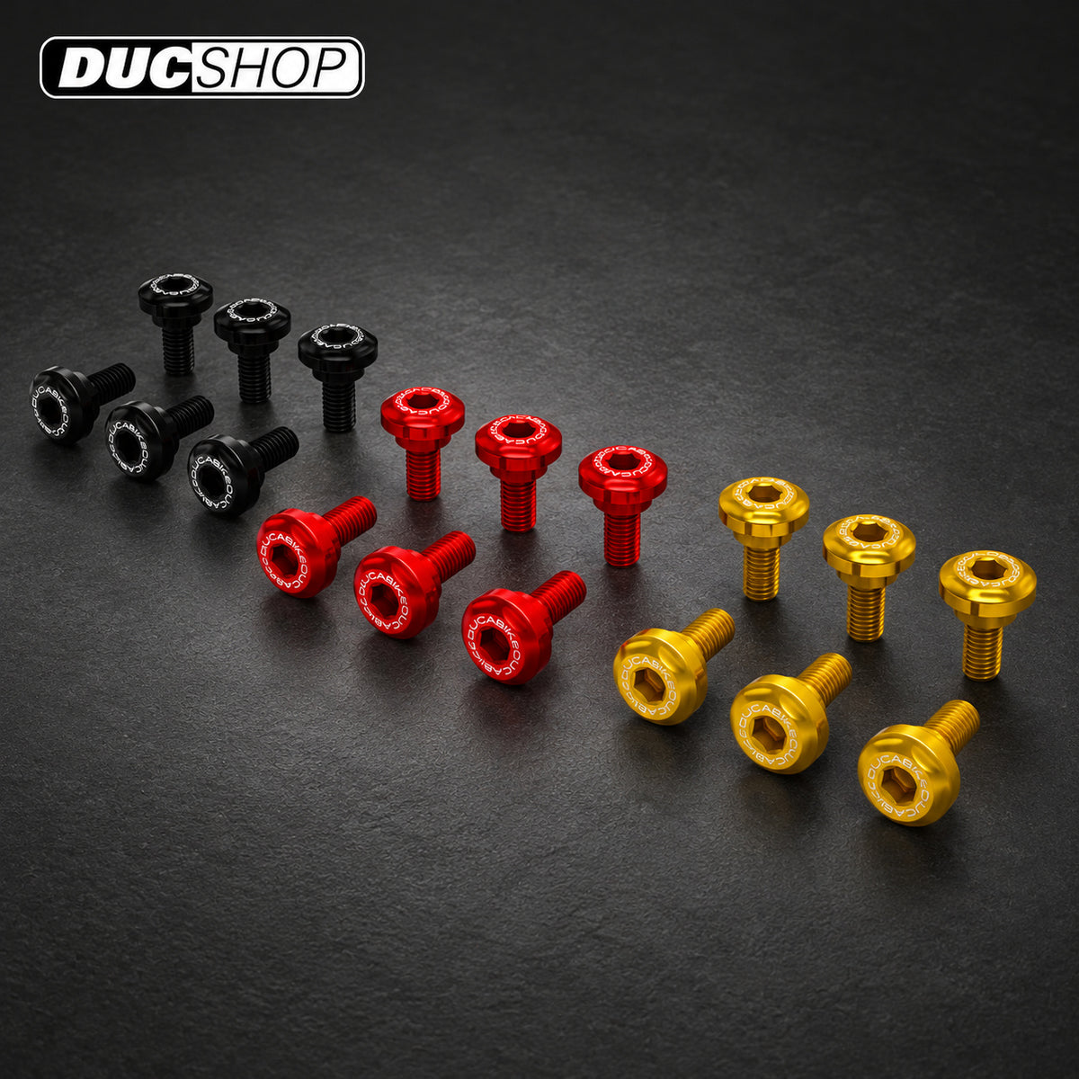 DBK Special Parts (Ducabike) Front Fender (Mudguard) Bolt Kit for the Ducati DesertX — representative product view; see selected option and kit contents | Motorcycle Specific Fasteners | ducshop.com