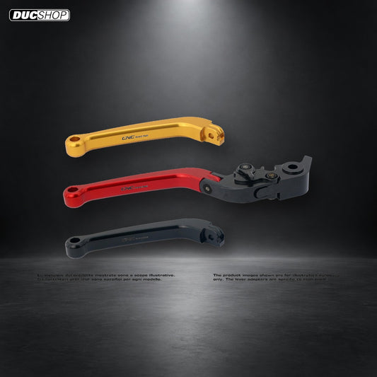 CNC Racing Billet Folding (180mm) Adjustable Brake Lever for Ducati DesertX - Standard / Gold - DucShop