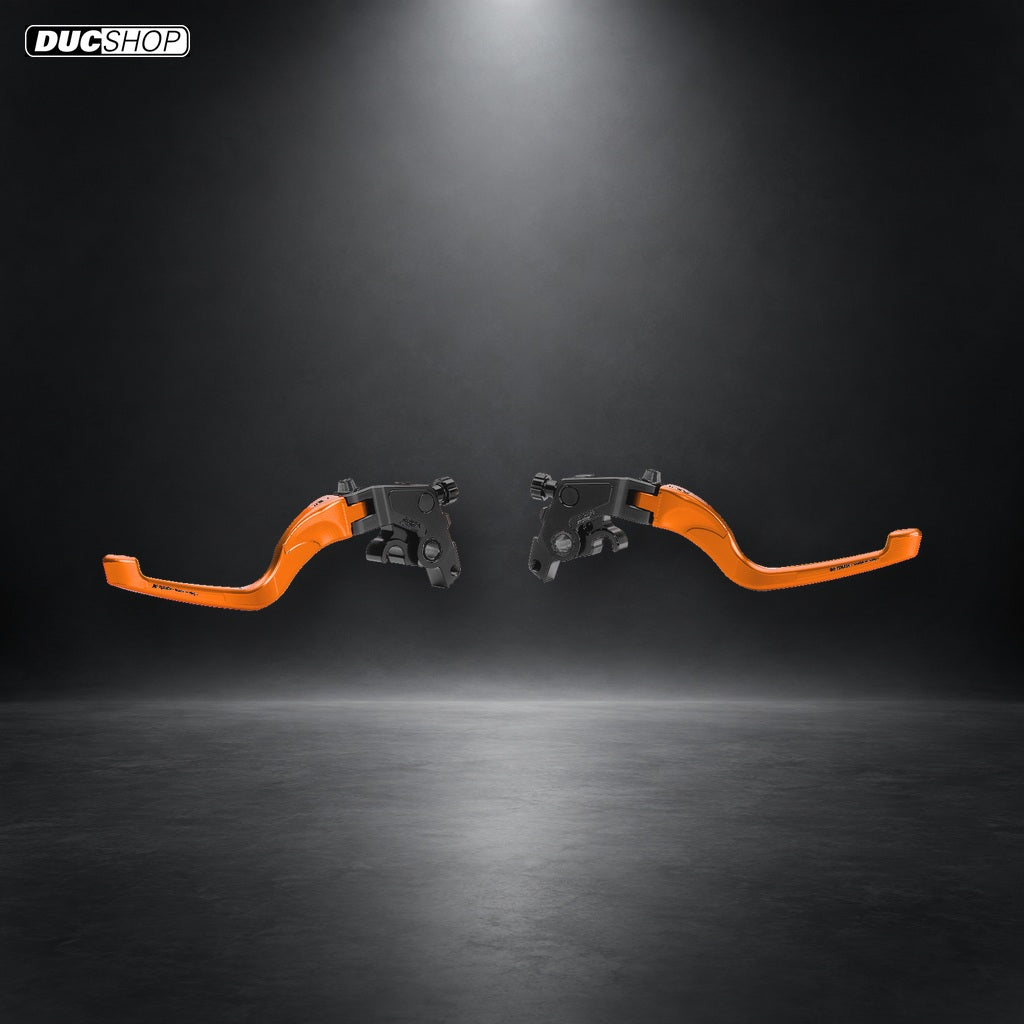 AEM FACTORY - ERGAL CLUTCH LEVER FOR DUCATI WITH SELF PURGING RADIAL MASTER - K Orange - DucShop