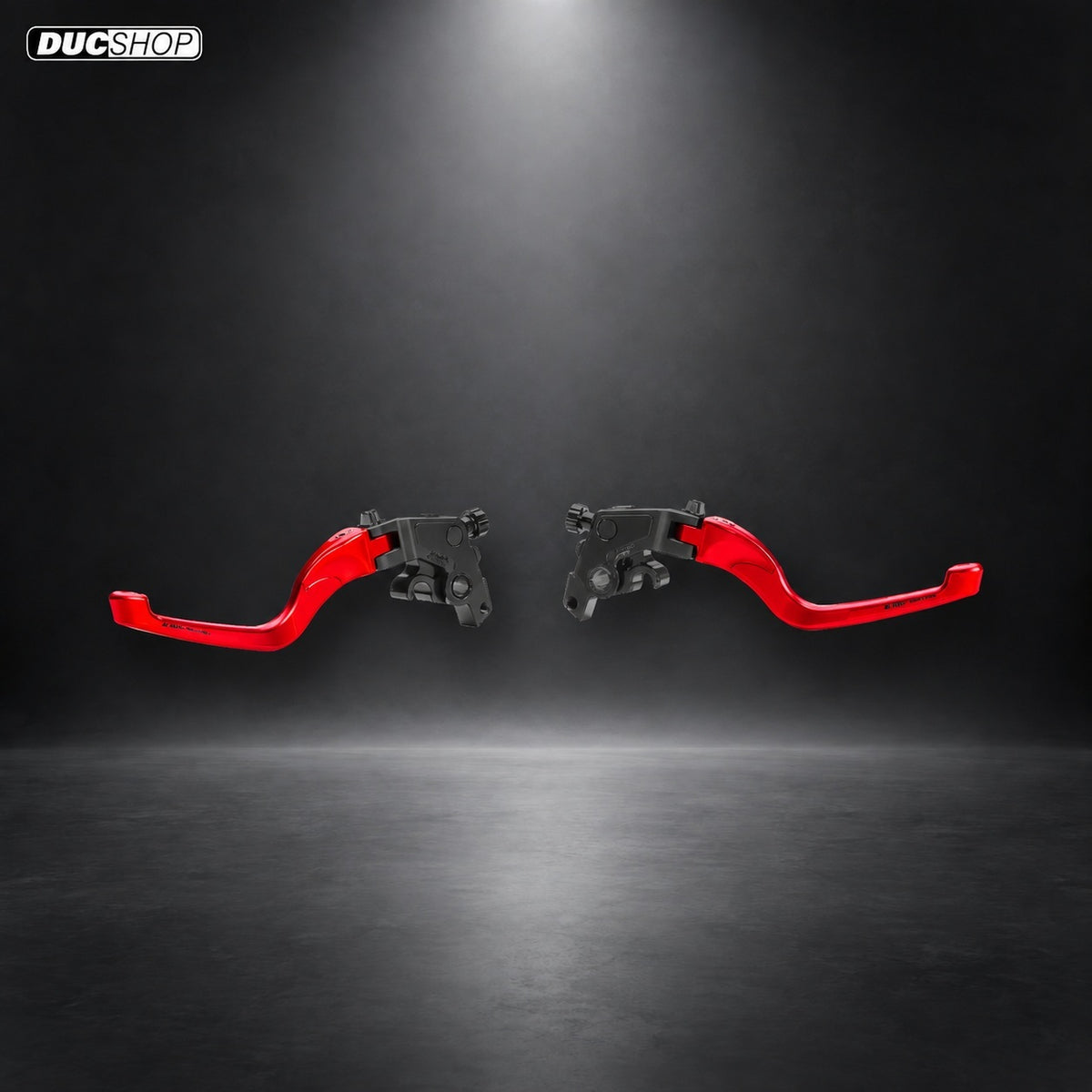 AEM FACTORY - ERGAL CLUTCH LEVER FOR DUCATI WITH SELF PURGING RADIAL MASTER - Lava Red | DucShop