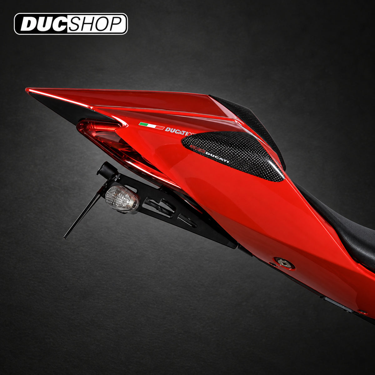 R&G Racing Tail Tidy fender eliminator kit for Ducati 1199 Panigale '12-'15 & 899 Panigale '14-'15 — representative product view; check selected option and kit contents | ducshop.com