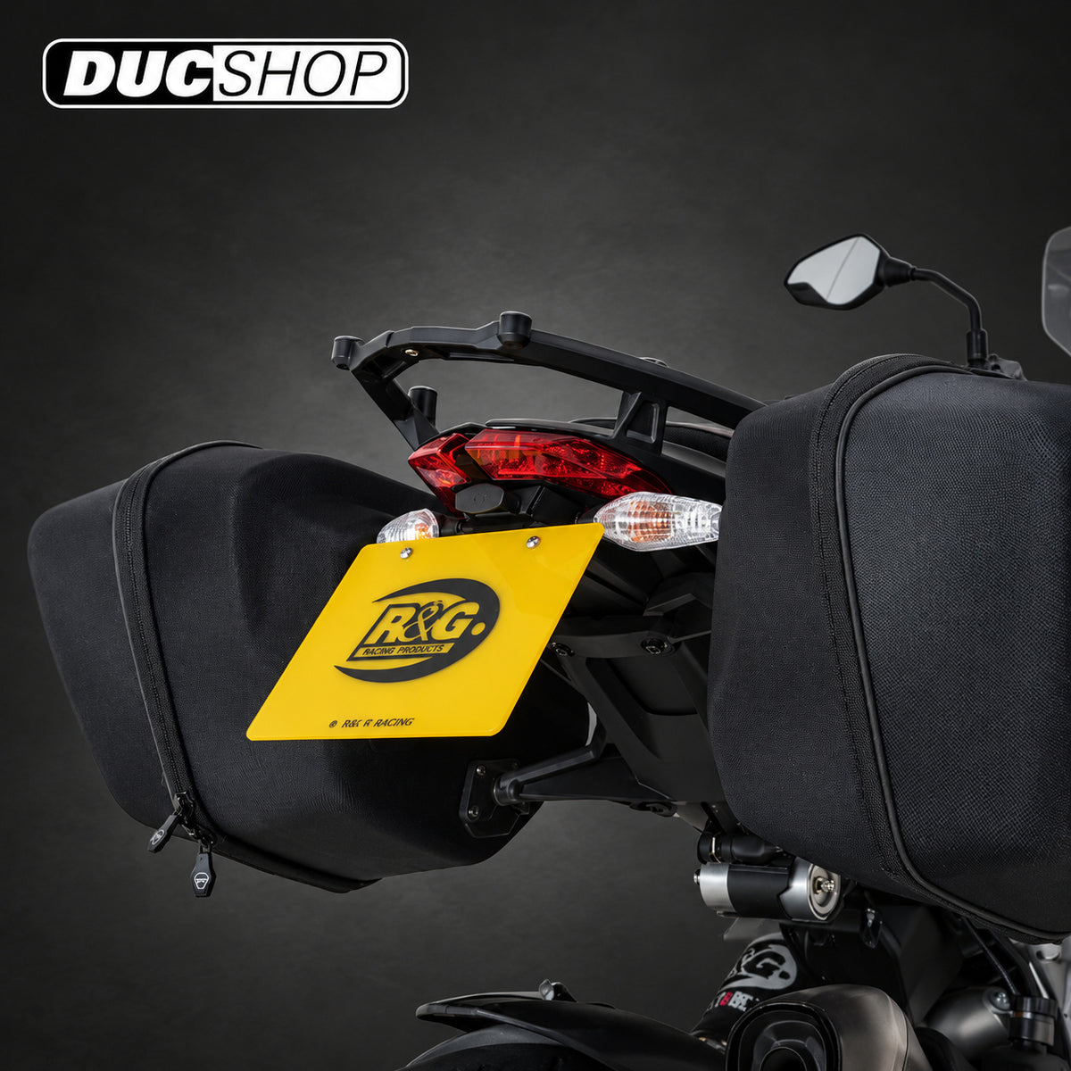 R&G Racing Tail Tidy Fender Eliminator Kit For Ducati Hyperstrada 821 '13-'15 — representative product view; check selected option and kit contents | ducshop.com