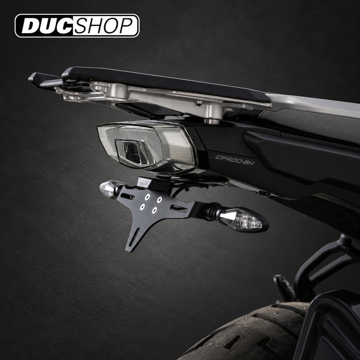 R&G Racing Tail Tidy fender eliminator CF Moto IBEX 450 — representative product view; check selected option and kit contents | ducshop.com