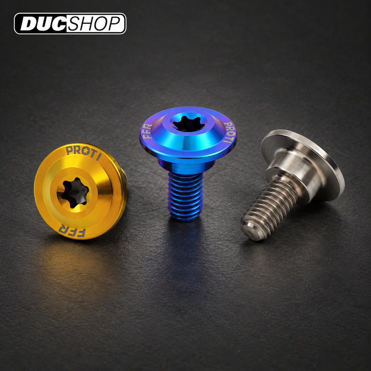 Proti Rear Fender and Chain Protector Bolt Kit for the Ducati Superbike 959 Panigale (2016) — representative product view; see selected option and kit contents | Motorcycle Specific Fasteners | ducshop.com