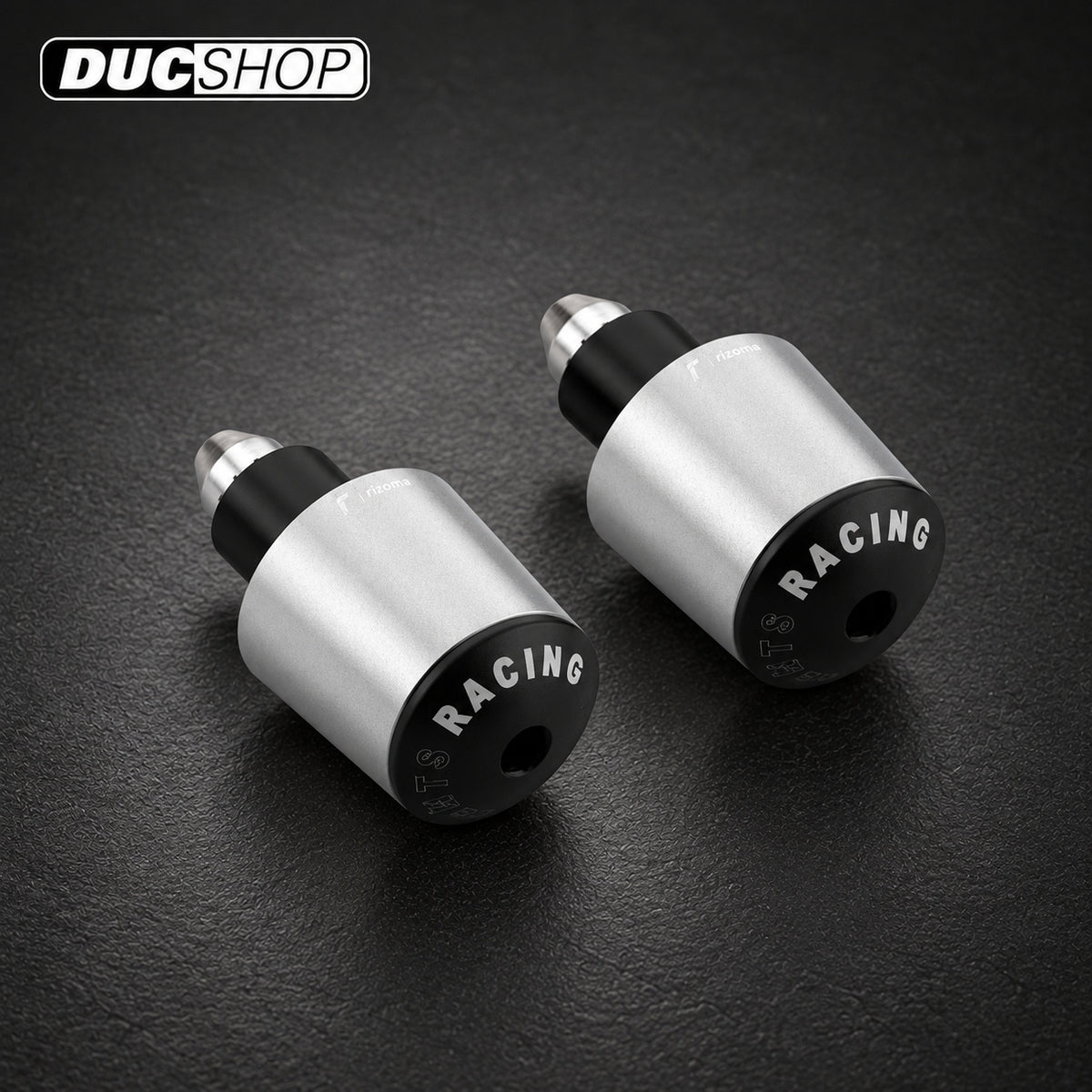 Rizoma Conical Bar End Caps For BMW K1300R, R1200R, S1000RR, Kawasaki Z750, Z900RS, and Z1000 | Bar End Protection | ducshop.com