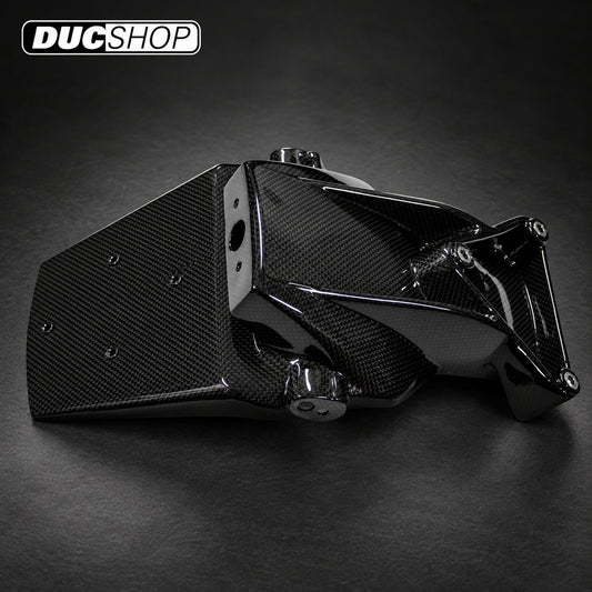Carbonvani Carbon Plate Holder for MV Agusta Brutale (2006–2009) — representative product view; check selected option and kit contents | ducshop.com