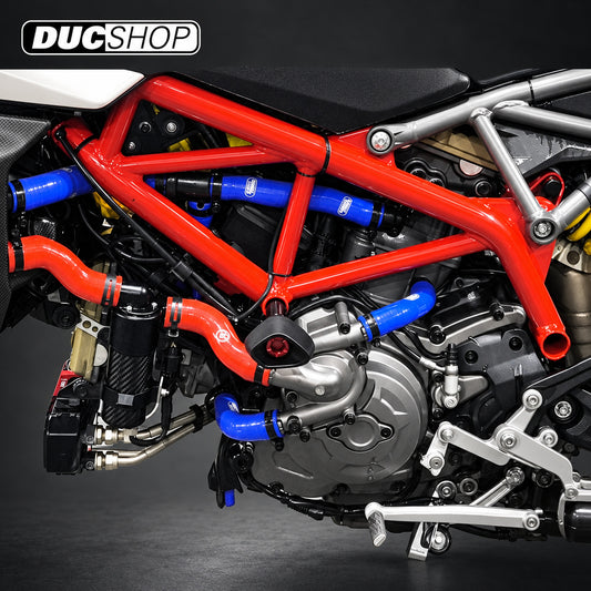 MonzaTech IEC Electronic Engine Temperature Cooling Kit for Ducati Hypermotard 950 | Auxiliary Cooling Kits | DucShop