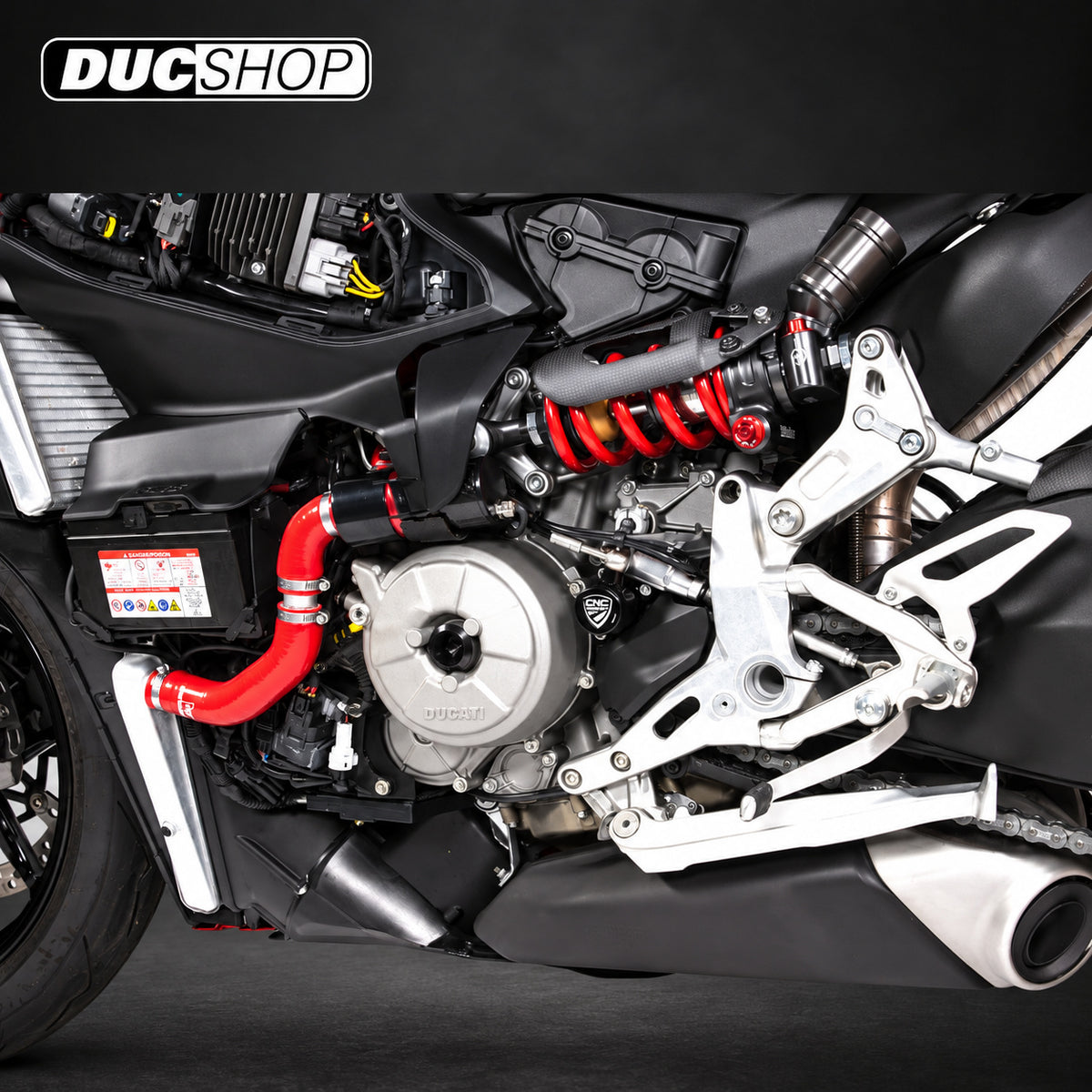 MonzaTech IEC Electronic Engine Temperature Cooling Kit for Ducati Panigale 1199/1299 | Auxiliary Cooling Kits | DucShop
