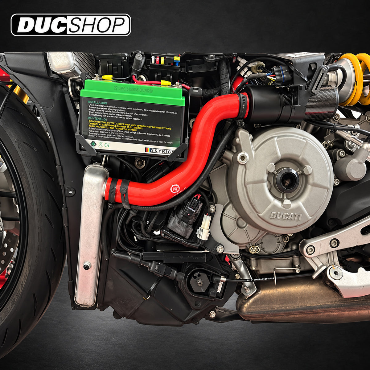 MonzaTech IEC Electronic Engine Temperature Cooling Kit for Ducati Panigale 959 | Auxiliary Cooling Kits | DucShop