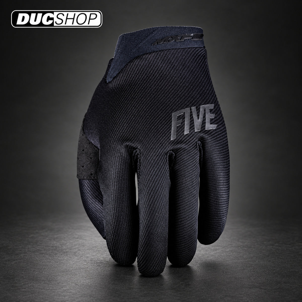 Five Gloves MXF2 EVO Off-Road Gloves | MONO BLACK | Off Road Gloves | DucShop