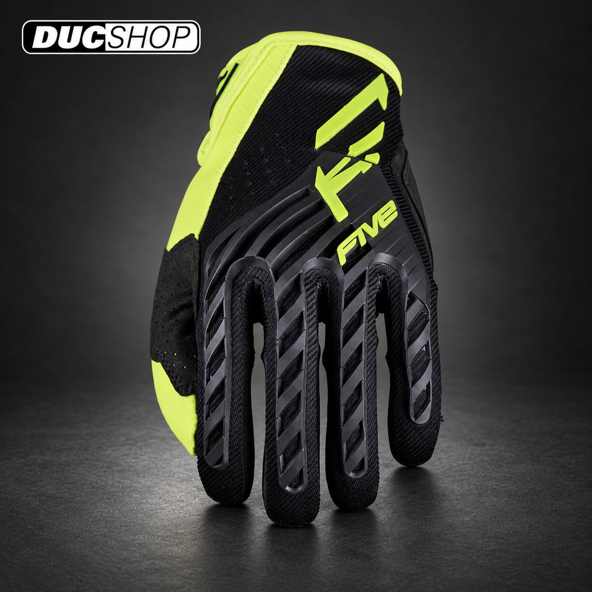 Five Gloves MXF3 EVO Off-Road Gloves | Black / Fluo Yellow | Off Road Gloves | DucShop
