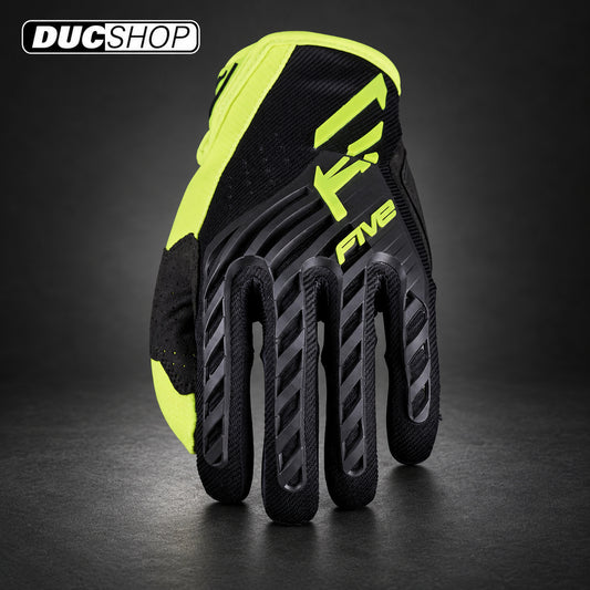 Five Gloves MXF3 EVO Off-Road Gloves | Black / Fluo Yellow | Off Road Gloves | DucShop