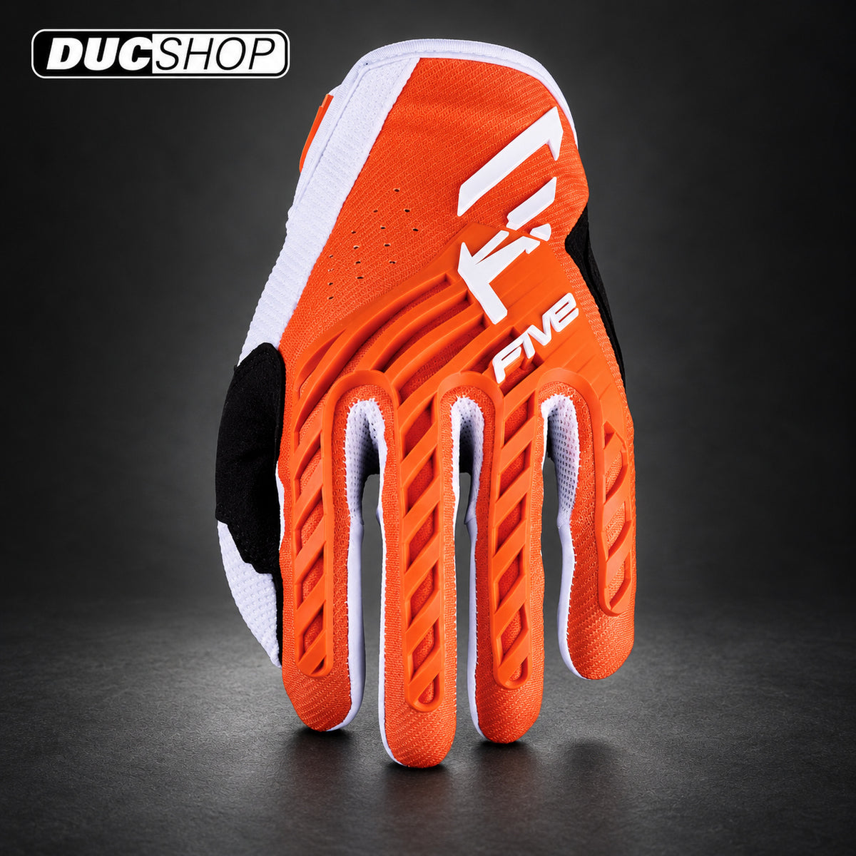 Five Gloves MXF3 EVO YOUTH Off-Road Gloves | Orange / White | Off Road Gloves | DucShop