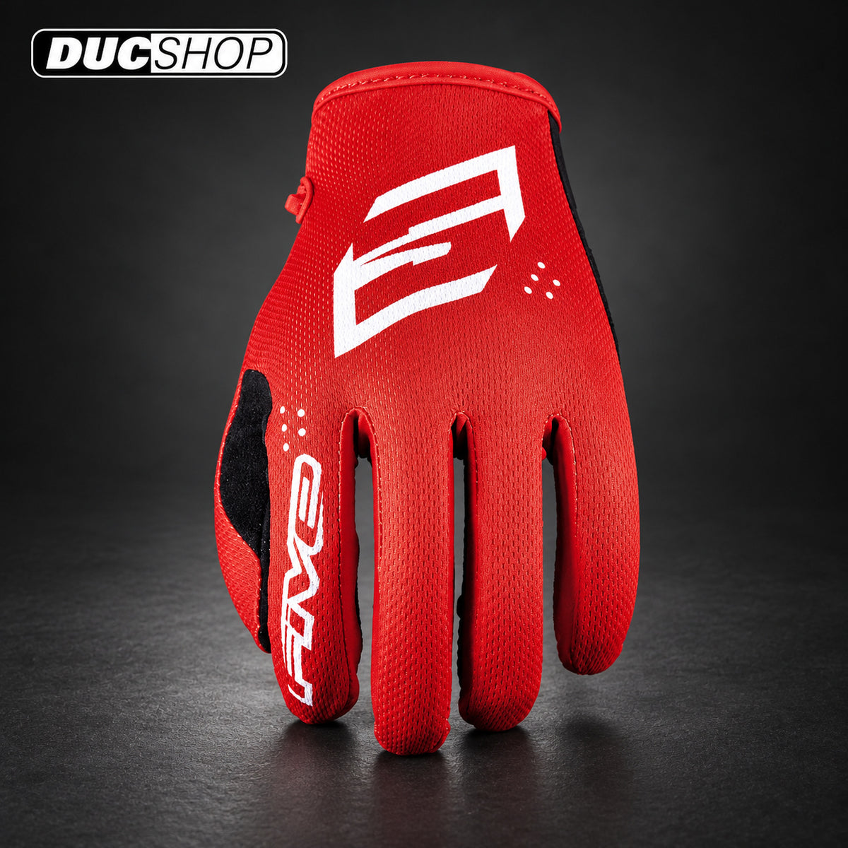 Five Gloves MXF4 Off-Road Gloves | MONO RED | Off Road Gloves | DucShop