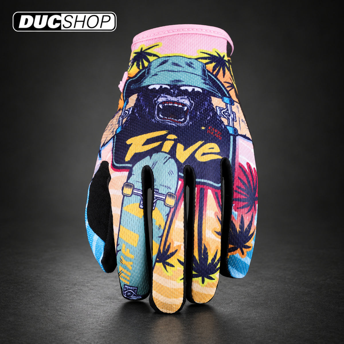Five Gloves MXF4 Off-Road Gloves | VENICE SUNSET | Off Road Gloves | DucShop