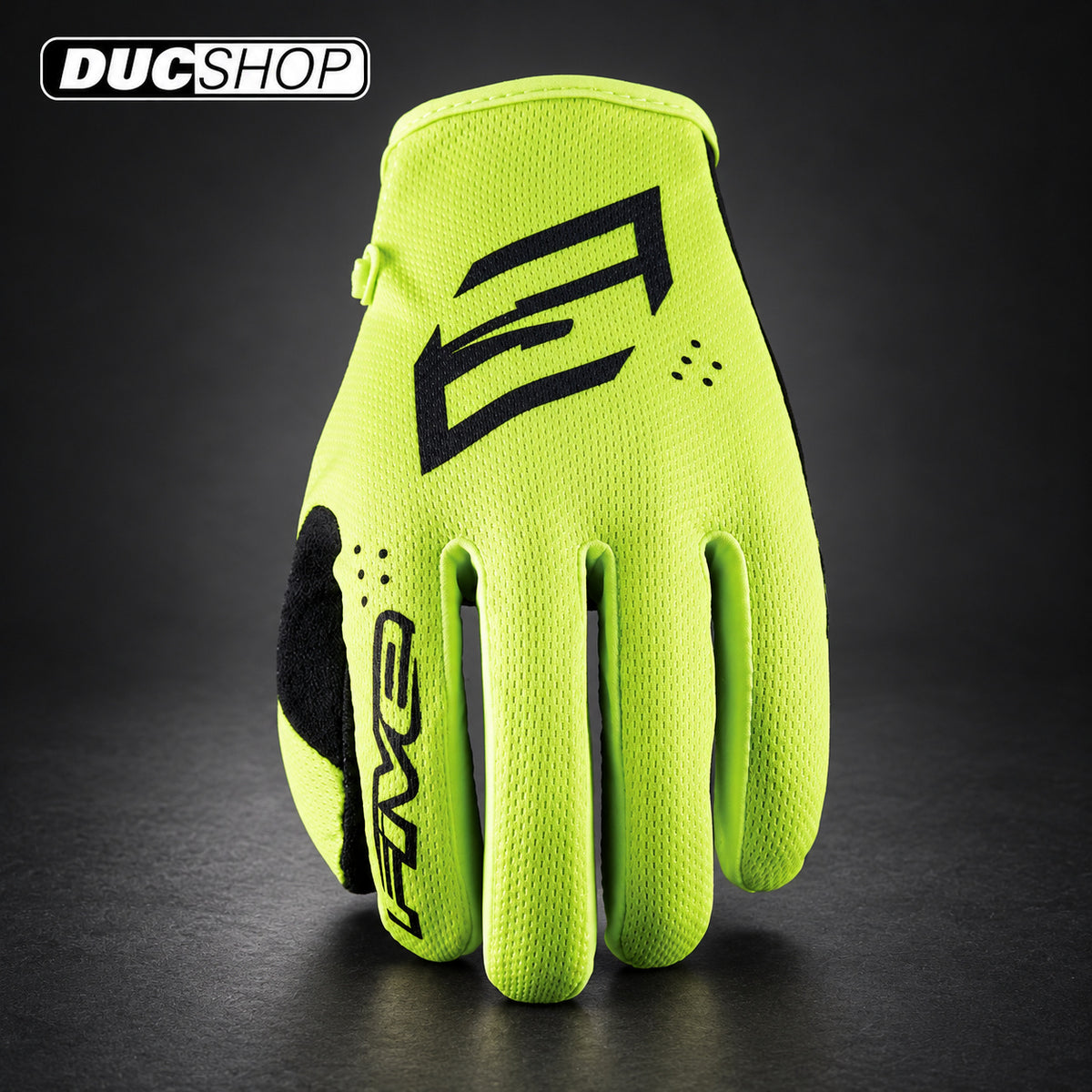 Five Gloves MXF4 YOUTH Off-Road Gloves | MONO FLUO YELLOW | Off Road Gloves | DucShop
