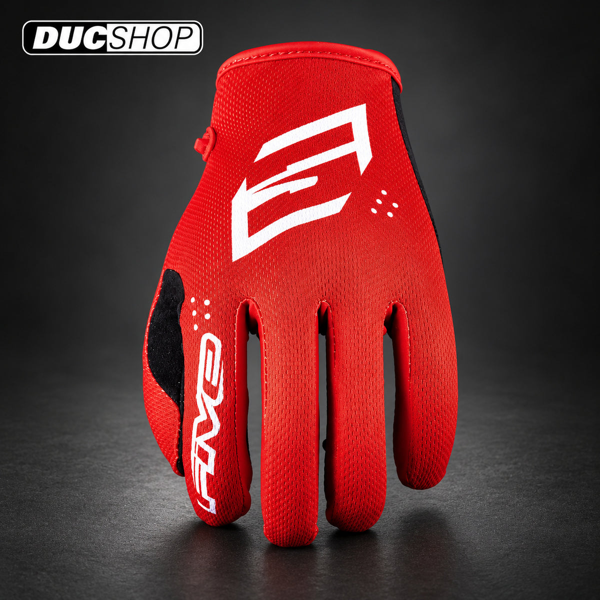 Five Gloves MXF4 YOUTH Off-Road Gloves | MONO RED | Off Road Gloves | DucShop