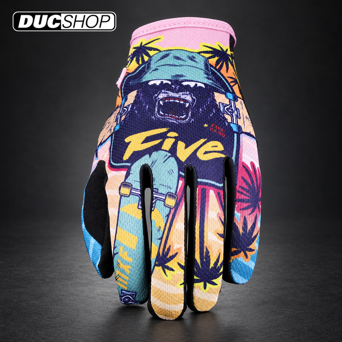 Five Gloves MXF4 YOUTH Off-Road Gloves | VENICE SUNSET | Off Road Gloves | DucShop