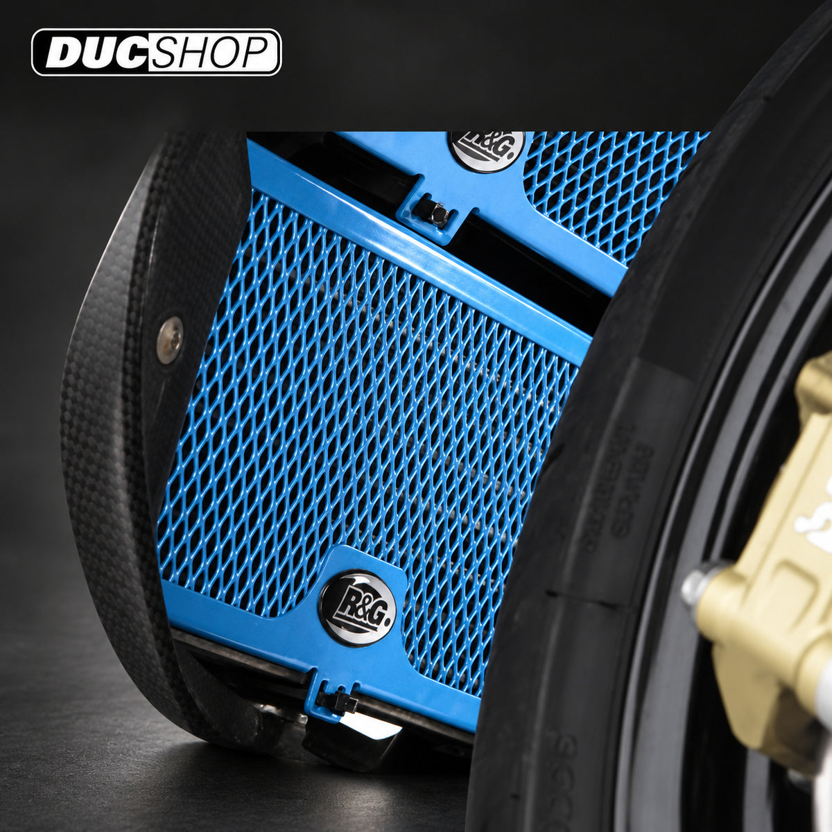 R&G Racing Oil Cooler Guard for BMW S1000RR '10-'18, HP4 / S1000R '14-'20, S1000XR '15-'19 | Radiator & Oil Cooler Guards | ducshop.com