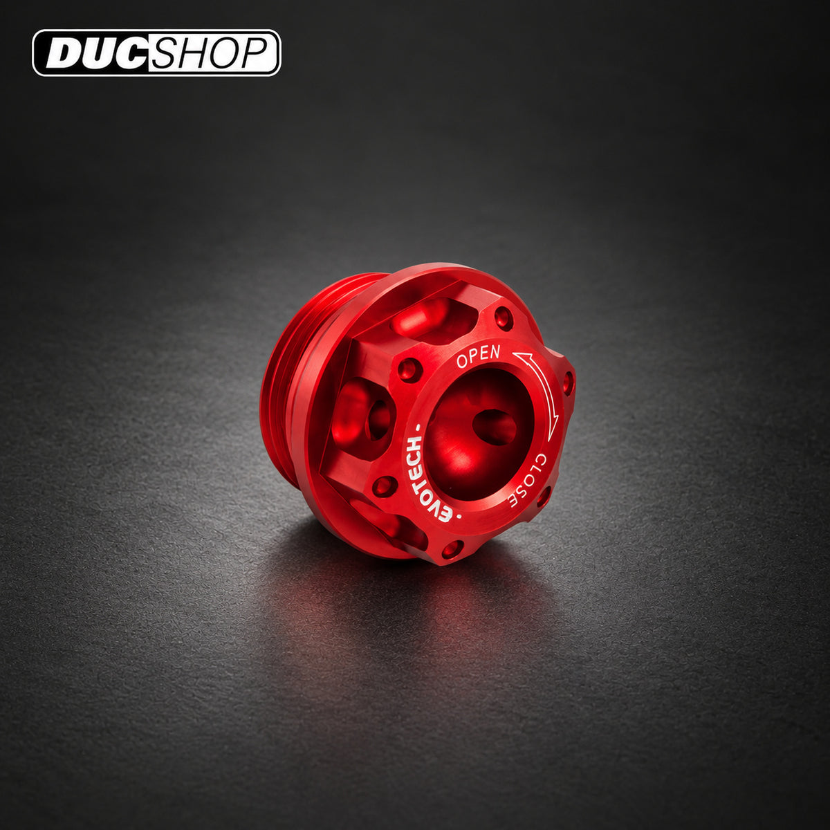 Evotech Srl Billet Oil Cap — M20×2.5 — representative product view; select the listed configuration | Oil Fill & Drain Plugs | ducshop.com