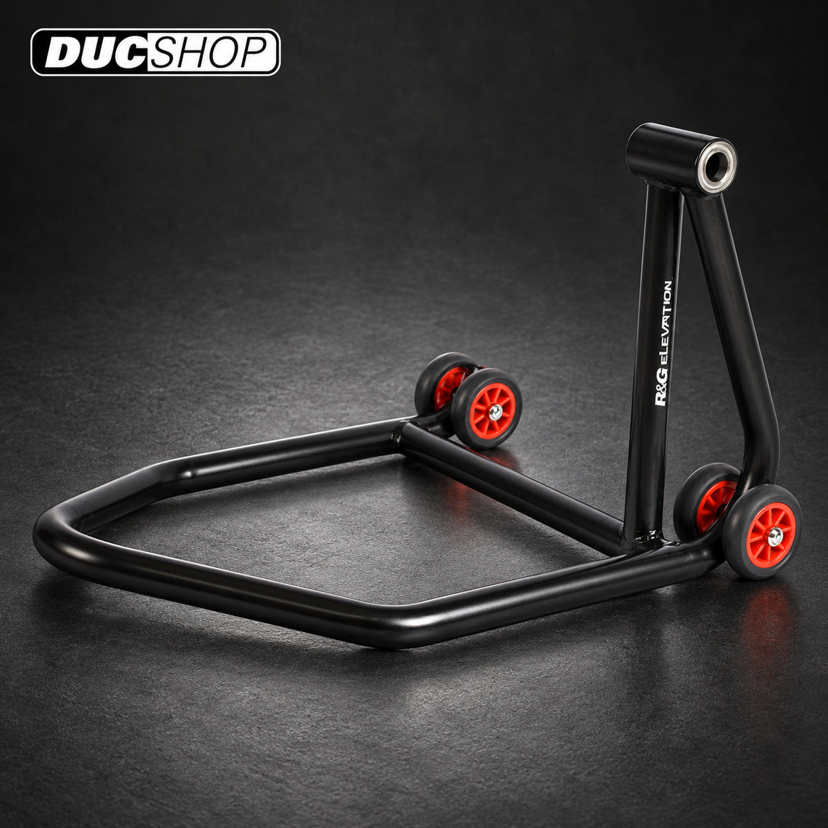 R&G Racing Rear Single-Sided Right Hand Paddock Stand | Swingarm Spools | ducshop.com